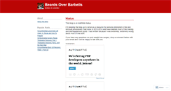 Desktop Screenshot of beardsoverbarbells.com